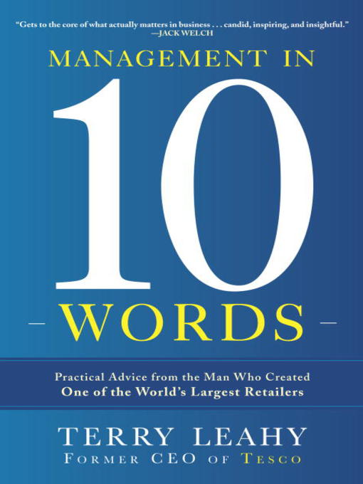 Title details for Management in Ten Words by Terry Leahy - Available